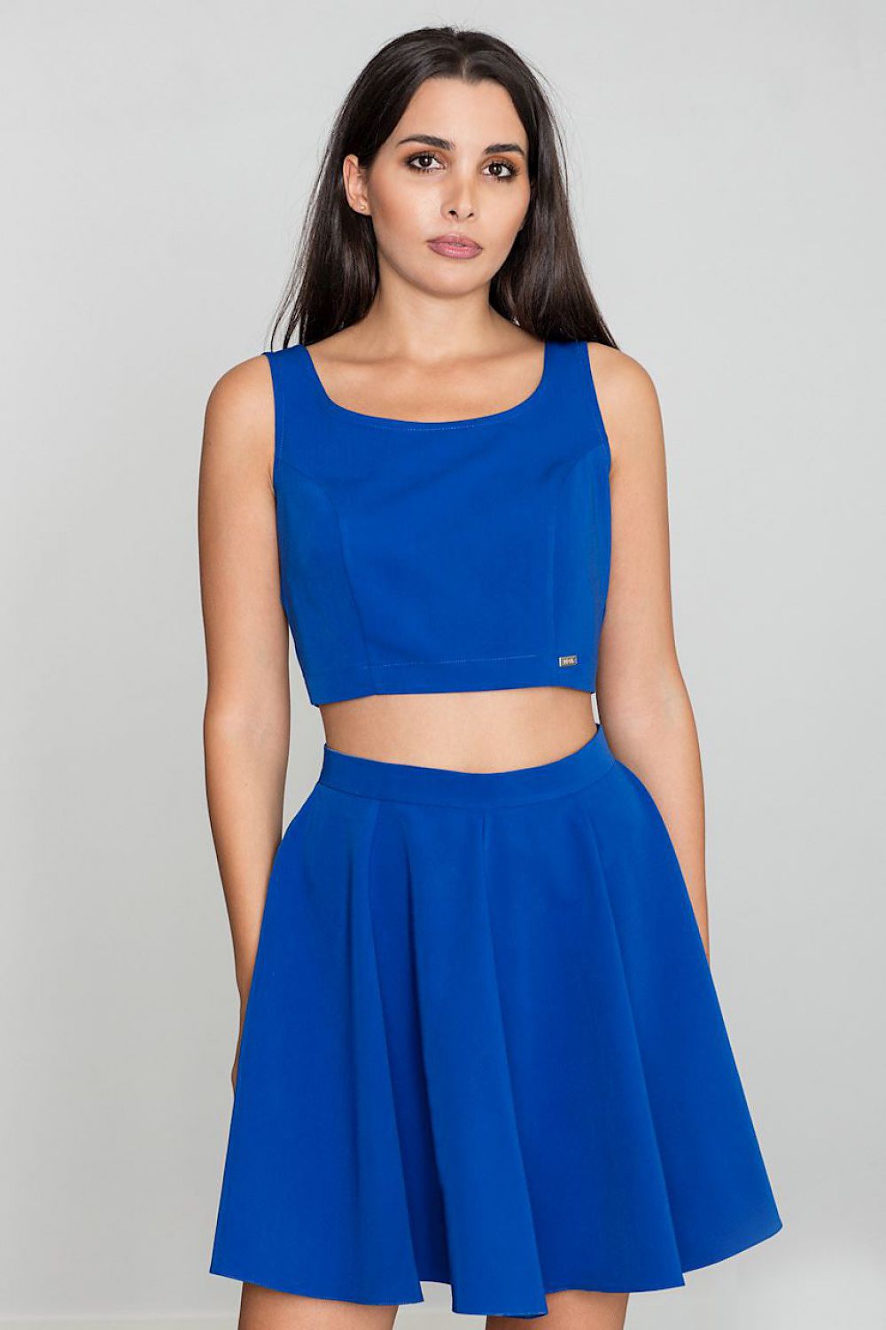 Anibe Lifestyle - Set med croptop och utsvängd kjol