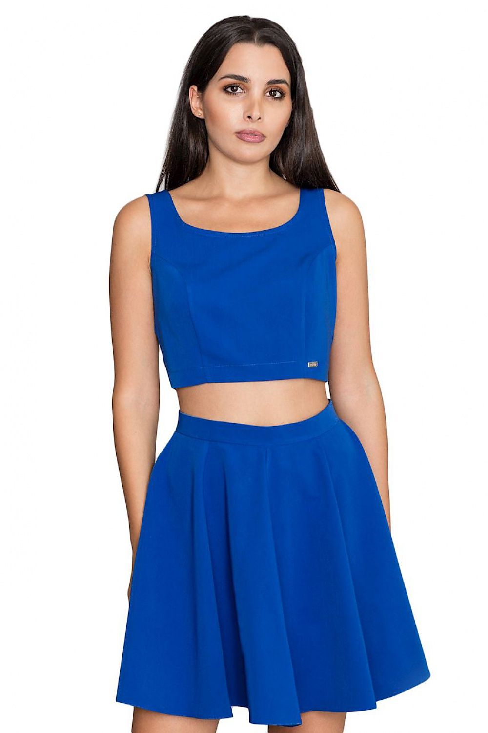 Anibe Lifestyle - Set med croptop och utsvängd kjol