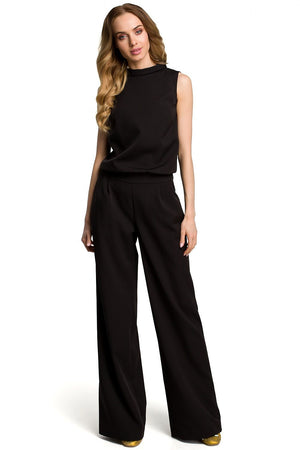 Anibe Lifestyle - Byxdress med slits bak och tryckknappar