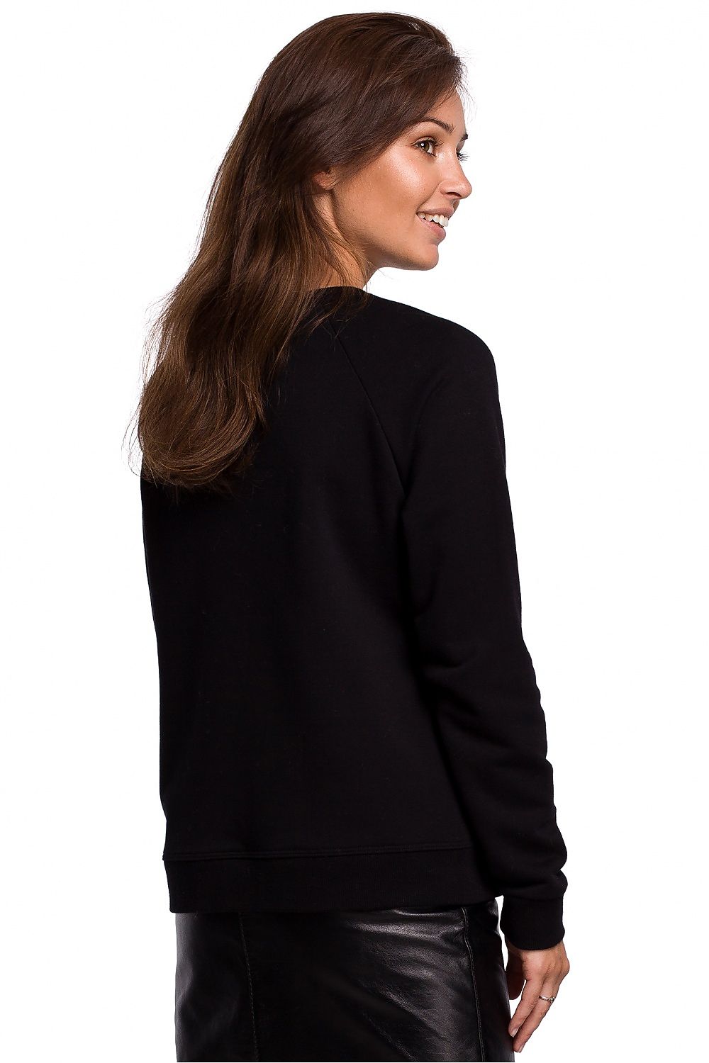 Anibe Lifestyle - Sweatshirt med tryck och mudd
