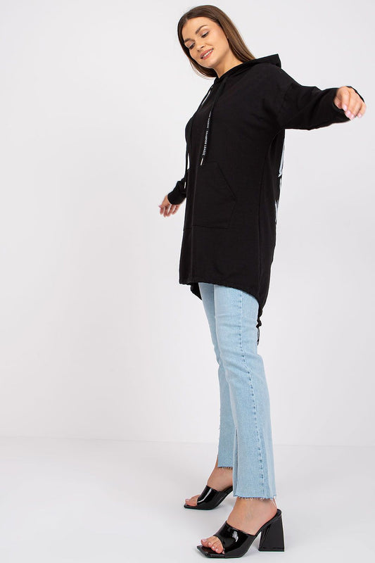 Anibe Lifestyle - Sweatshirt med huva och känguruficka