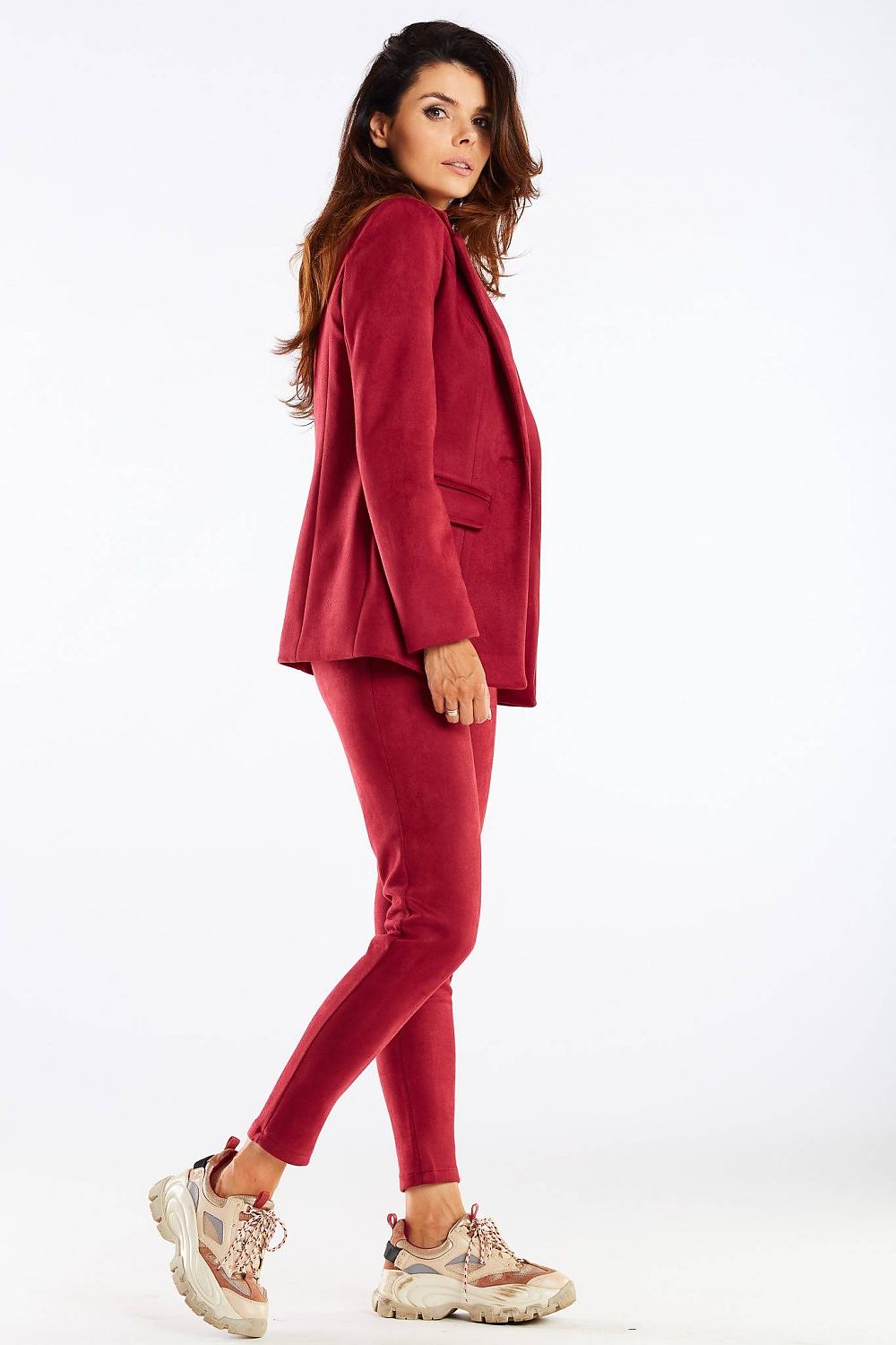 Anibe Lifestyle - Raka cigarettbyxor med high-waist