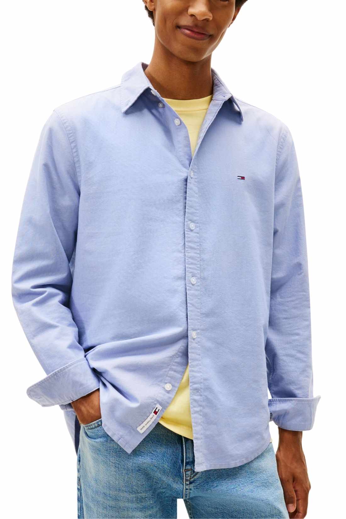 TOMMY JEANS - Men's regular Oxford shirt  - Size XL-0