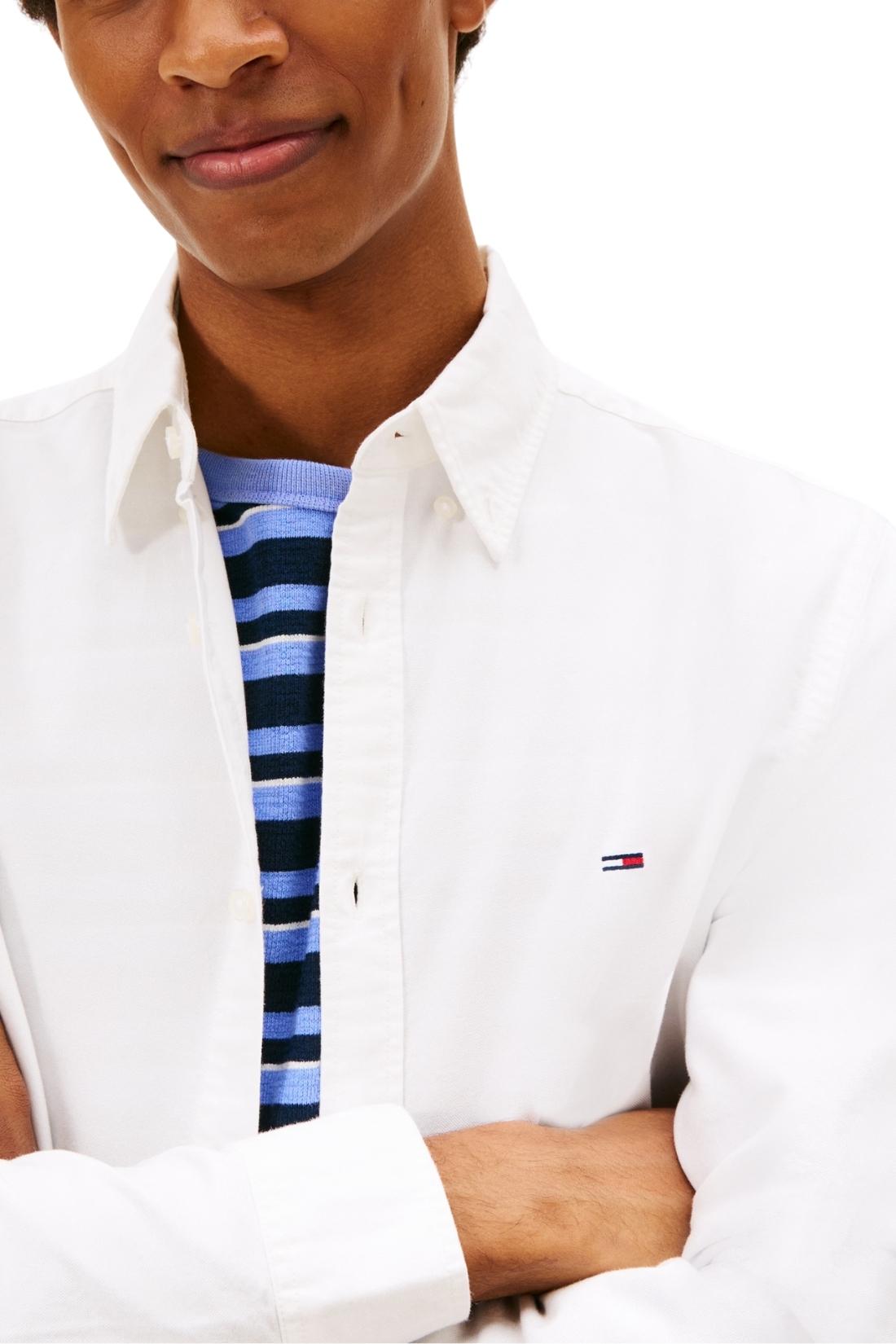 TOMMY JEANS - Men's regular Oxford shirt  - Size XL-7