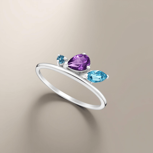 Ring Ocean Breeze - Ring inspirerad av havet i sterlingsilver