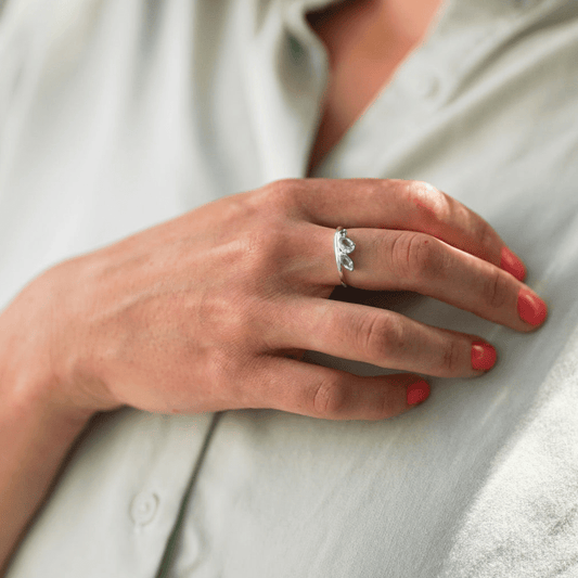 Ring Ocean Breeze - Ring inspirerad av havet i sterlingsilver
