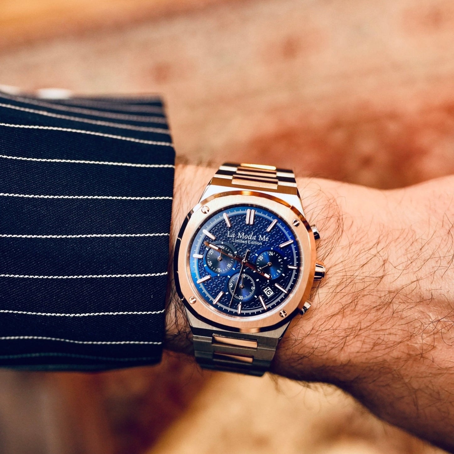 King Harald's Blue Jewel AG6-klocka – Premium lyxklocka-3