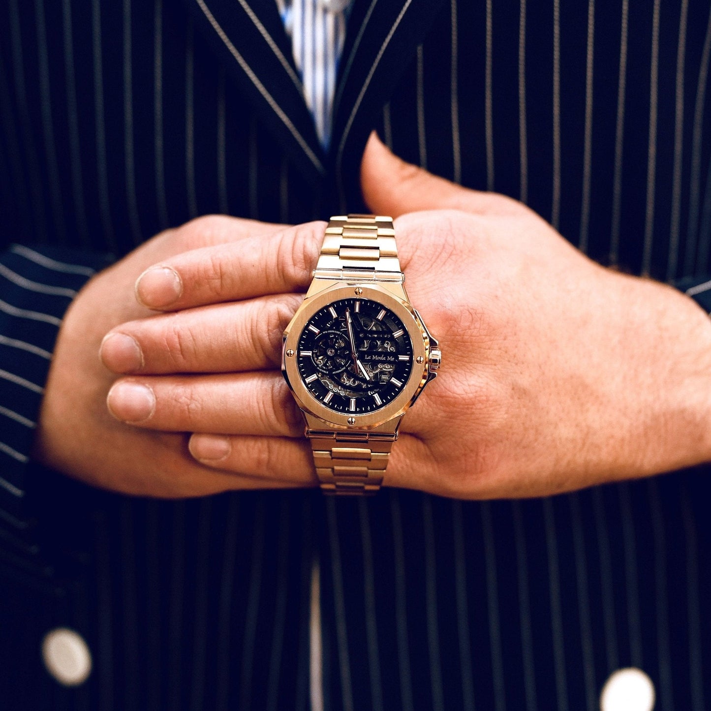 Rubros Jewel Gold Watch - Lyxigt guldur-3
