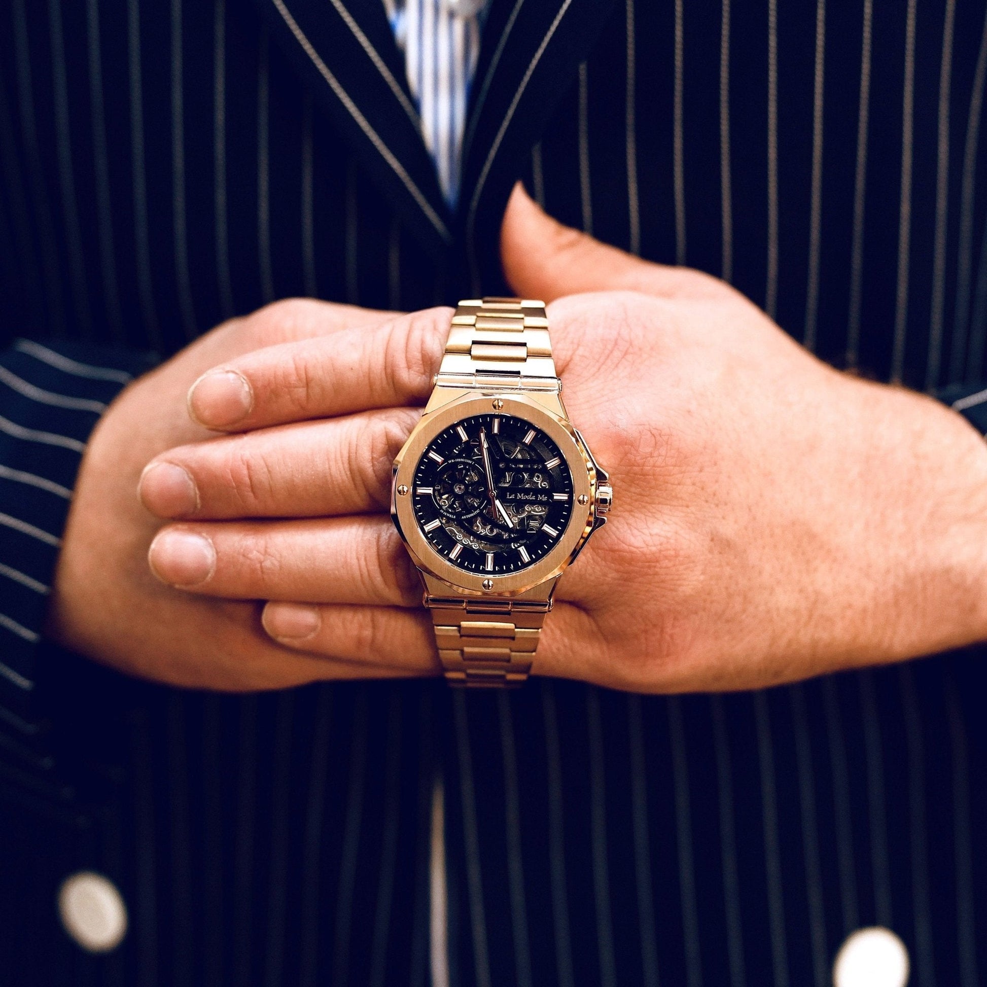 Rubros Jewel Gold Watch - Lyxigt guldur-3