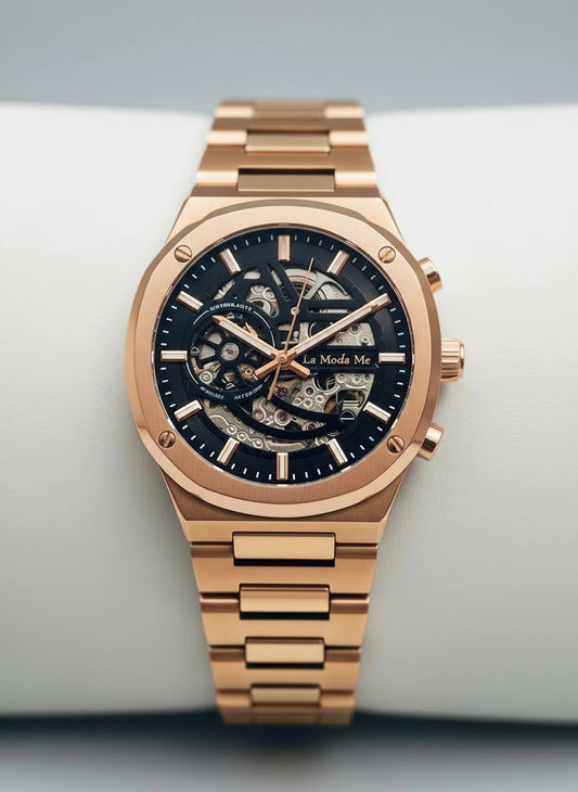 Rubros Jewel Gold Watch - Lyxigt guldur-0