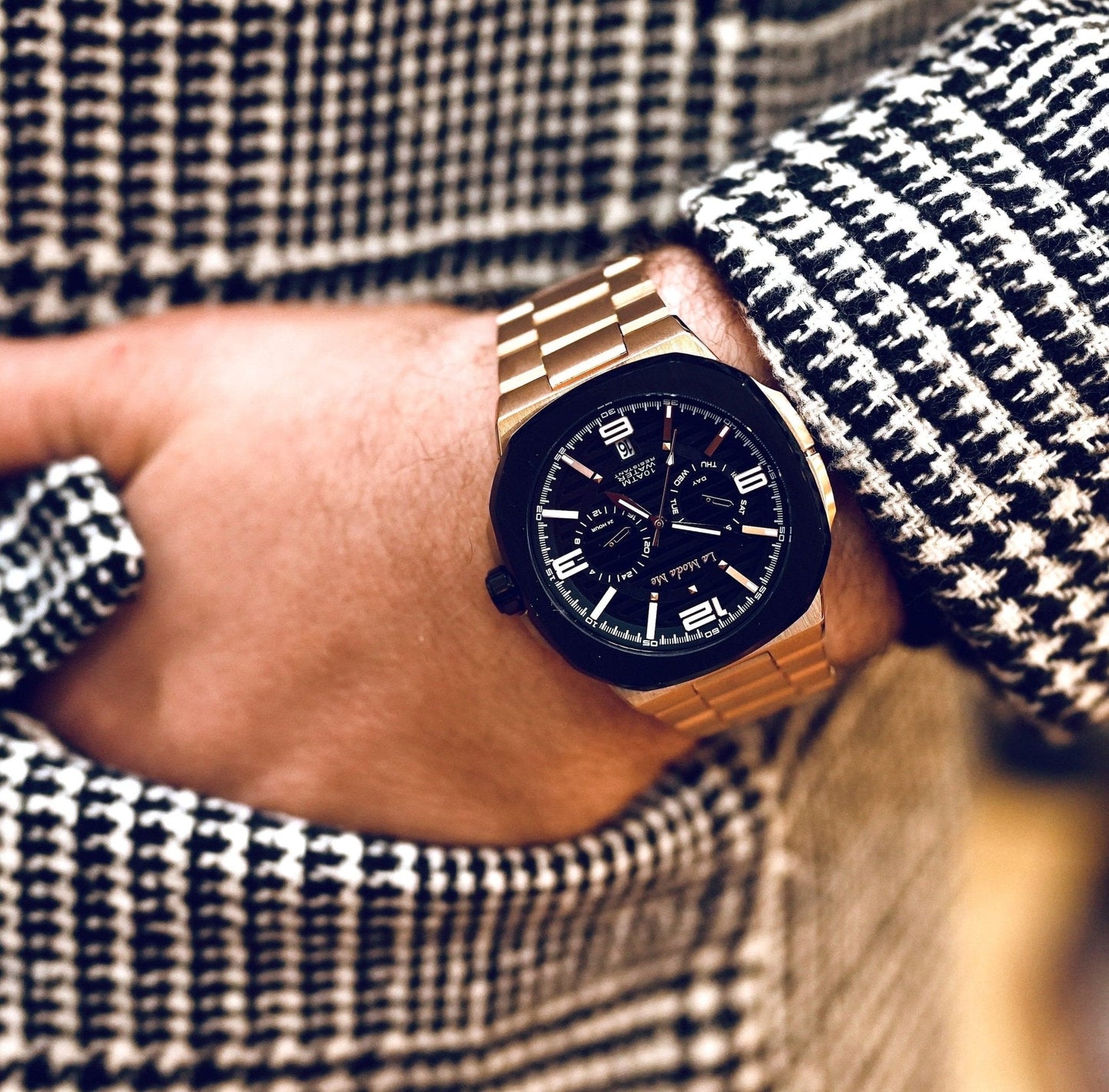 Sir Willen Rose Gold Edition Klocka - Premium lyxklocka-2