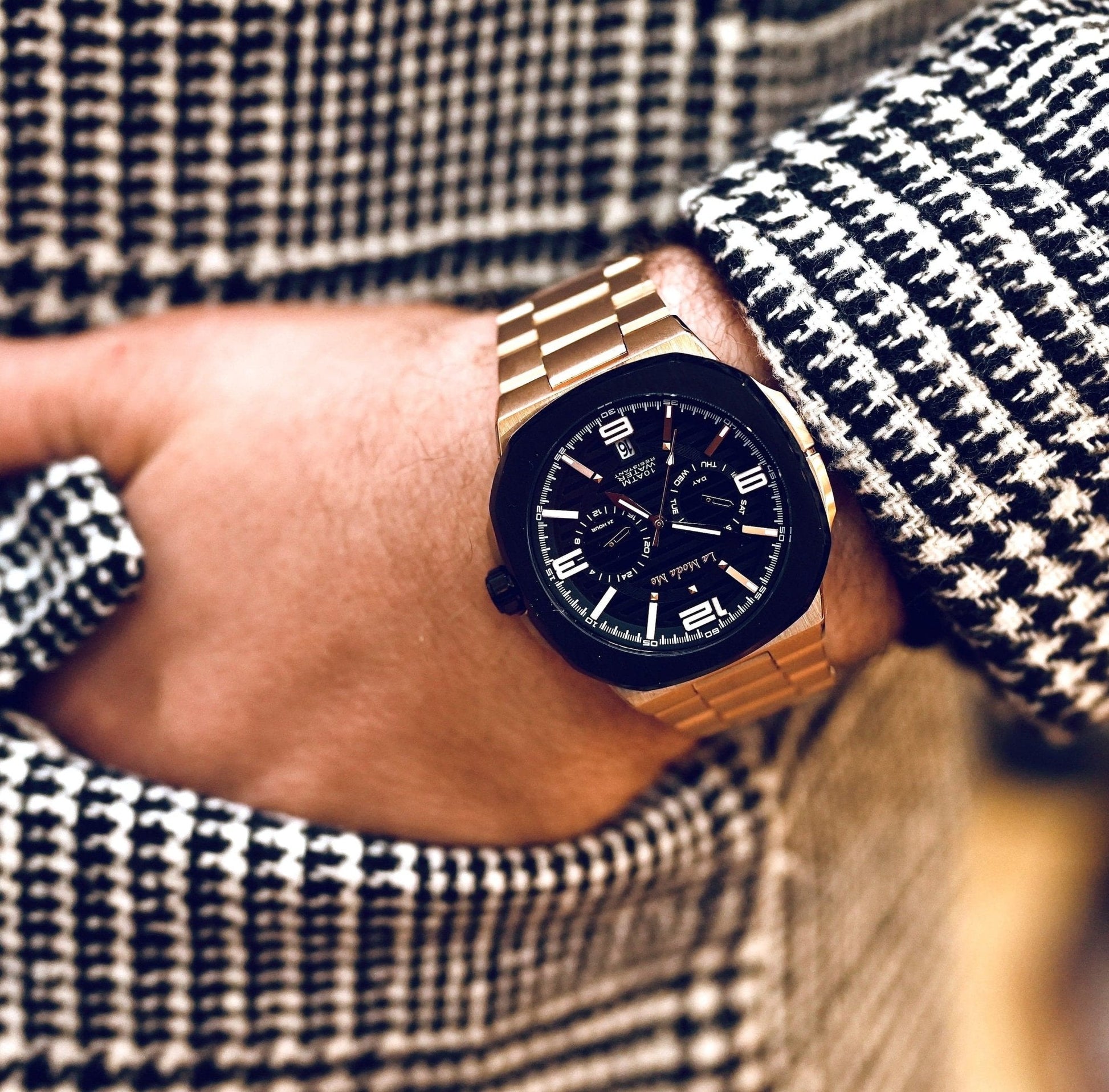 Sir Willen Rose Gold Edition Klocka - Premium lyxklocka-2