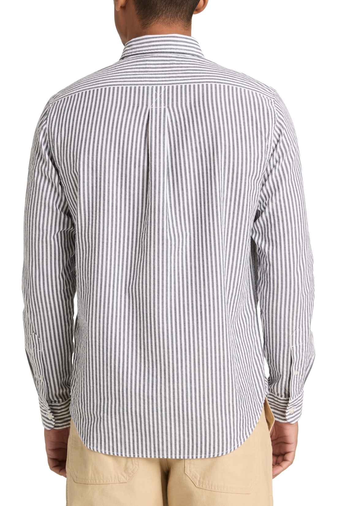 TIMBERLAND - Men's striped seersucker shirt  - Size 3XL-6