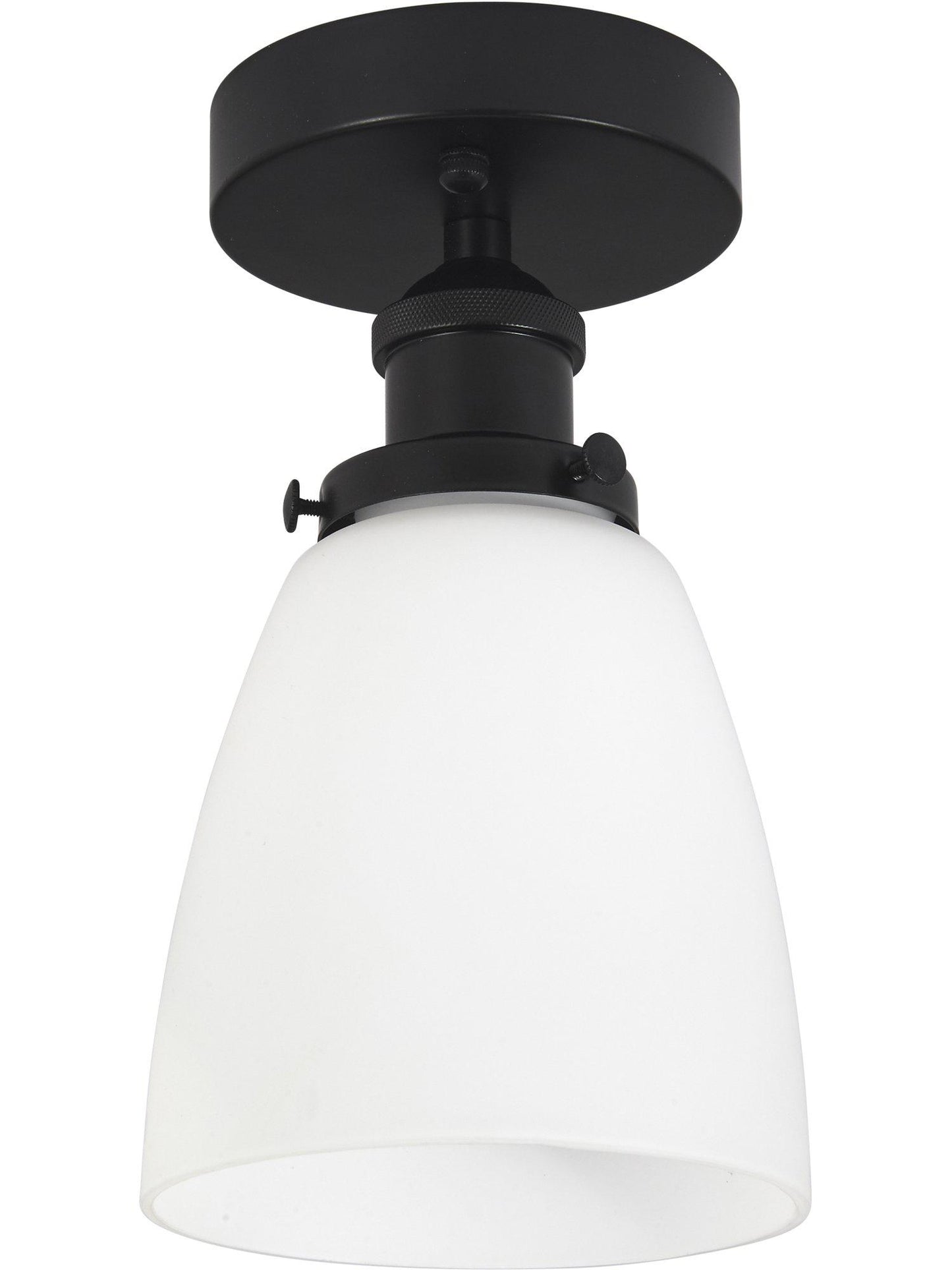 Kappa Taklampa Svart Opal IP23 14cm