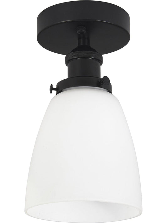 Kappa Taklampa Svart Opal IP23 14cm