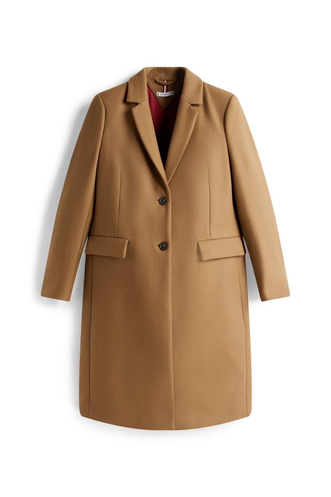 TOMMY HILFIGER - Women's cashmere single-breasted coat-1