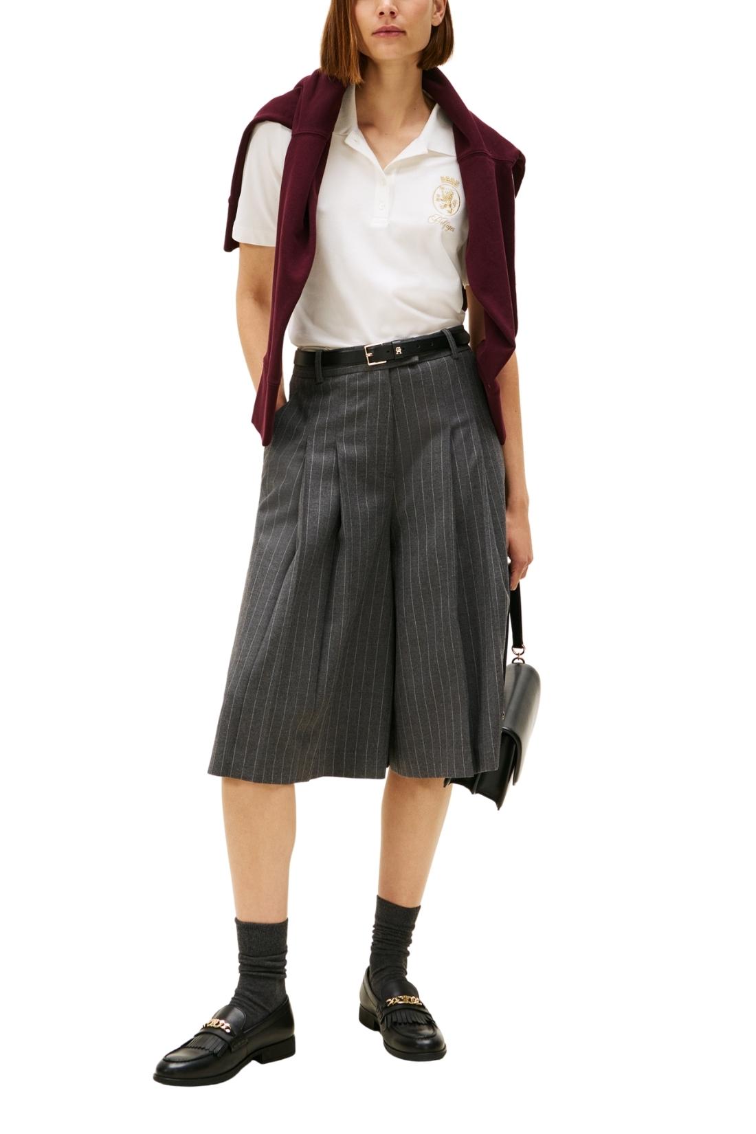 TOMMY HILFIGER - Pikétröja med Logo – Dam